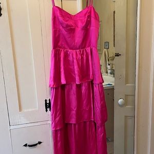 Silk Amanda Uprichard Pink Dress